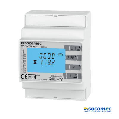 COUNTIS M44 Ray Tipi Aktif Enerji Sayacı 3 Fazlı – Akım Trafolu Bağlantı, Modbus - 1