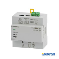 Digiware M70 Ethernet gateway gömülü WEBVIEW-M web server - SOCOMEC