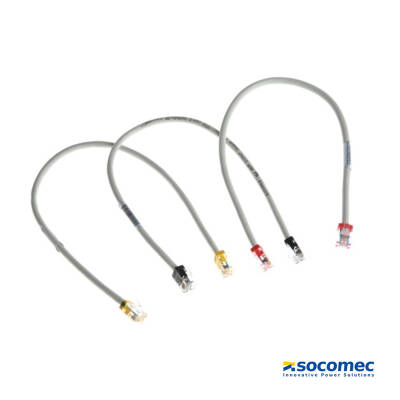 Digiware RJ12 Kablo, 2m, Socomec 48290584 – 3’lü set halinde - 1